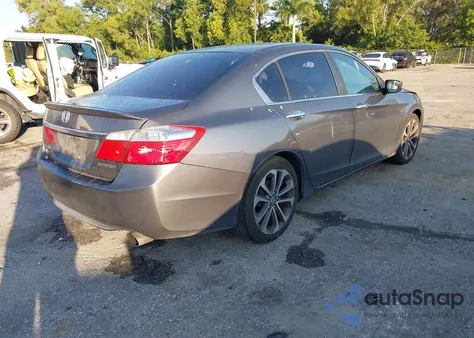 2015 Honda Accord Sport from USA, damaged, VIN 1HGCR2F5XFA066979